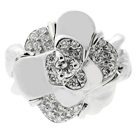 chanel flower ring|chanel fine jewelry rings.